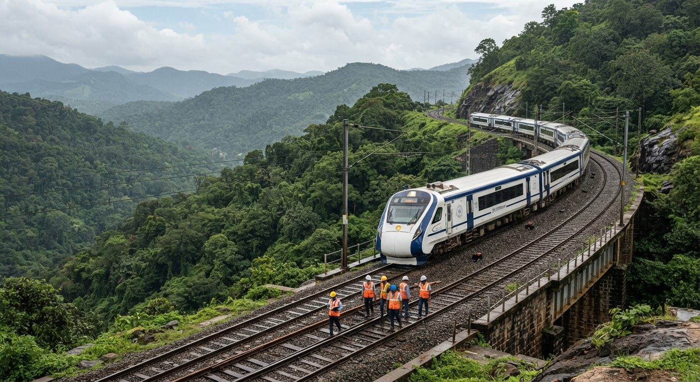 Bengaluru Mangaluru Vande Bharat Express completes ghat trial runs successfully