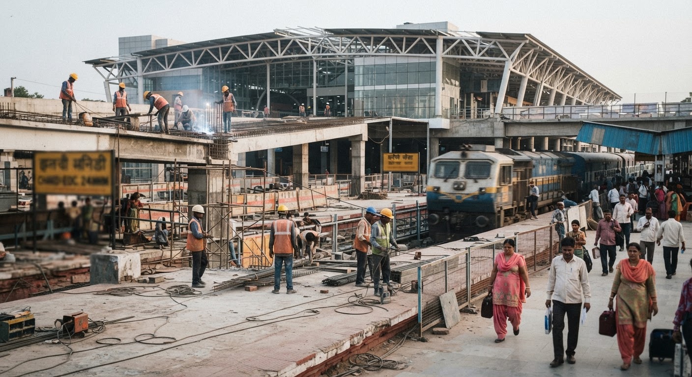Chandigarh Railway Station redevelopment nears 90 percent completion