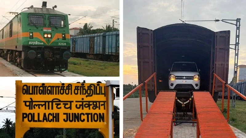 Maruti Suzuki starts rail vehicle deliveries to Pollachi terminal