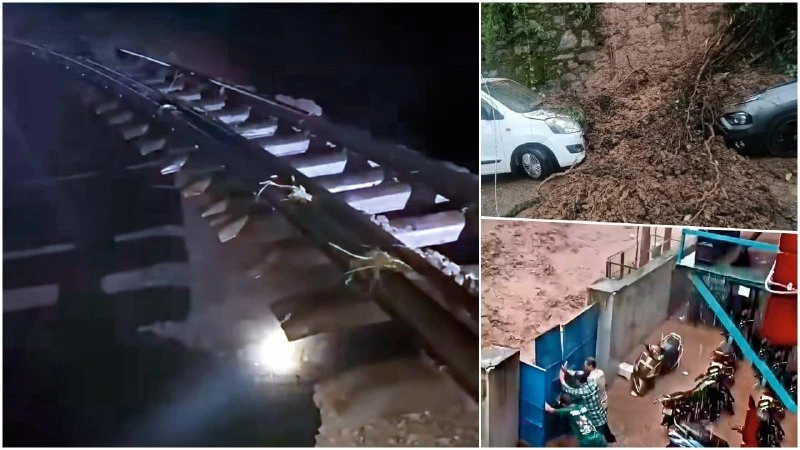 Monsoon Resurgence Triggers Landslides and Kalka Shimla Railway Suspension