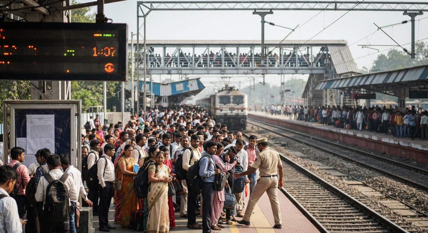 Palwal Delhi commuter woes increase as Indian Railways suspends eight local trains