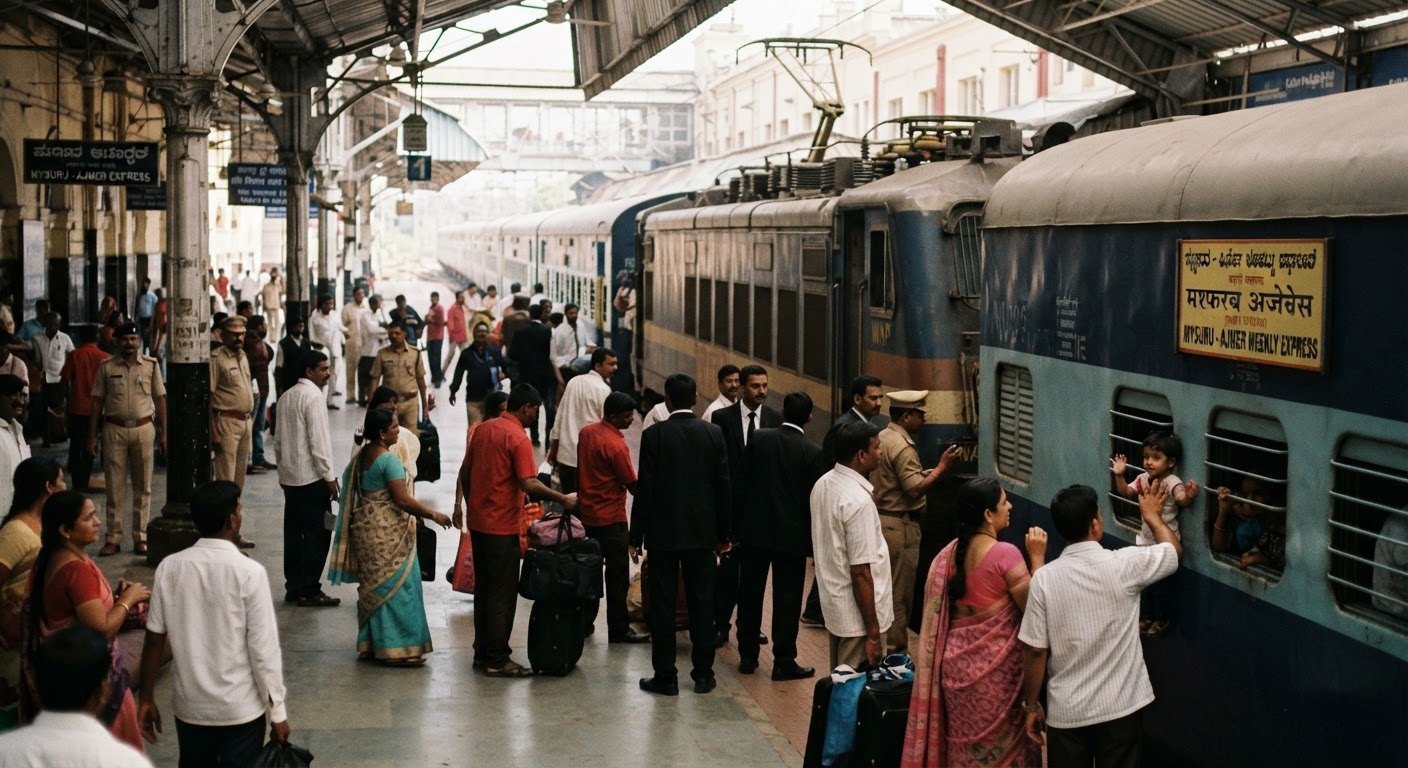 Indian Railways regularizes Mysuru Ajmer Express as a permanent weekly service