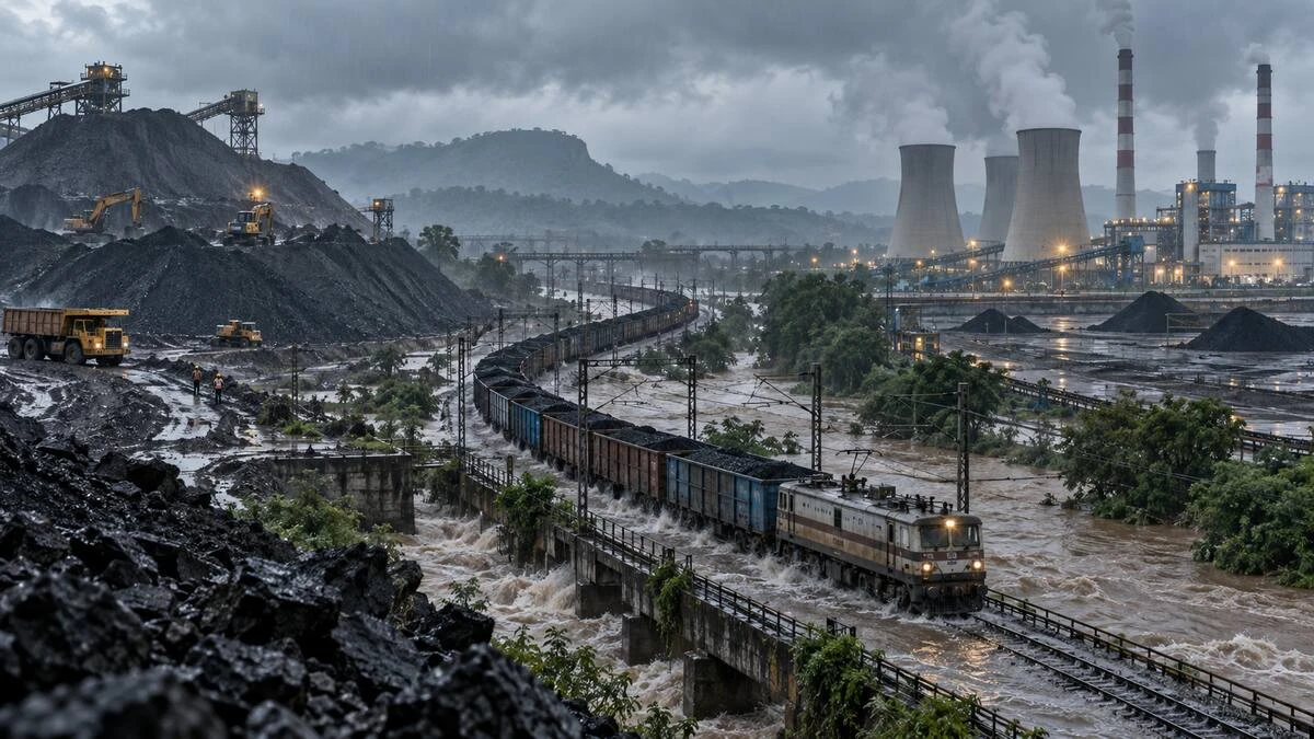 India Faces Coal Logistics Strains As 58 Power Plants Report Shortage