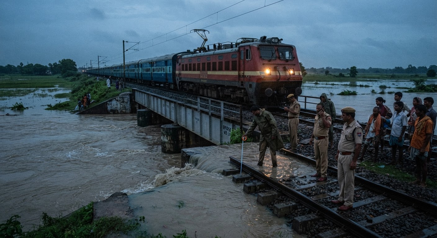 East Central Railway diverts express trains as bridge water level rises
