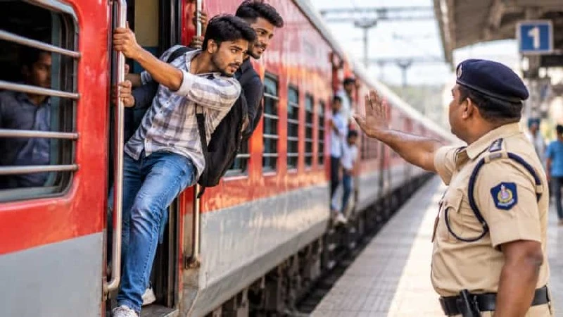 Indian Railways issues strict warning against dangerous footboard travel and social media stunts
