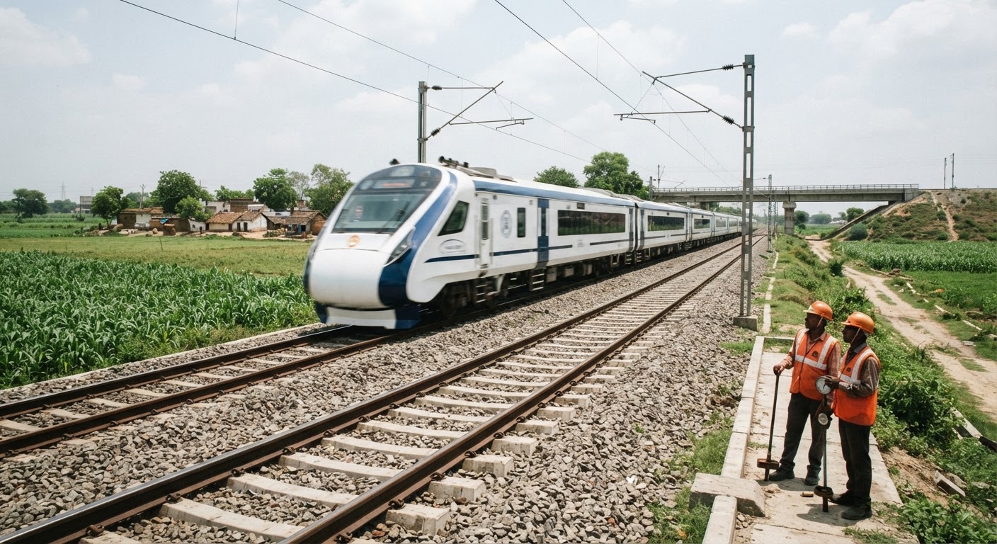 Indian Railways upgrades the Delhi Howrah route for high speed train operations