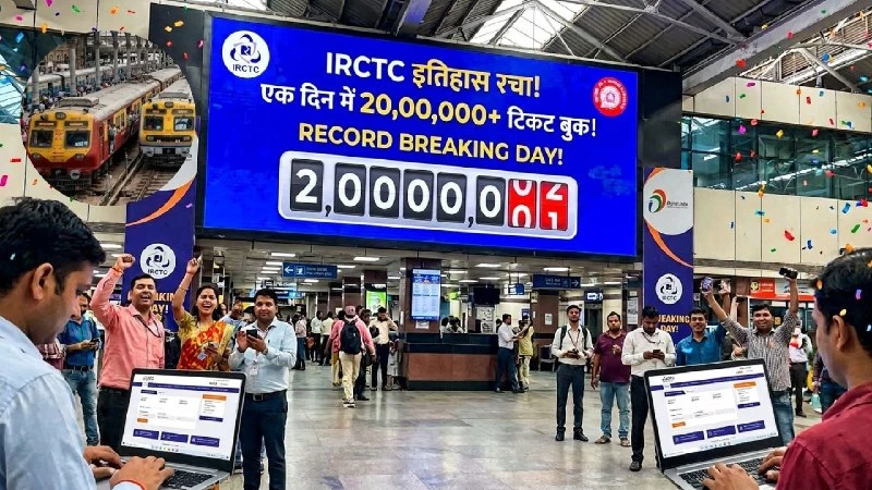 Indian Railways books record breaking three million tickets during festive rush