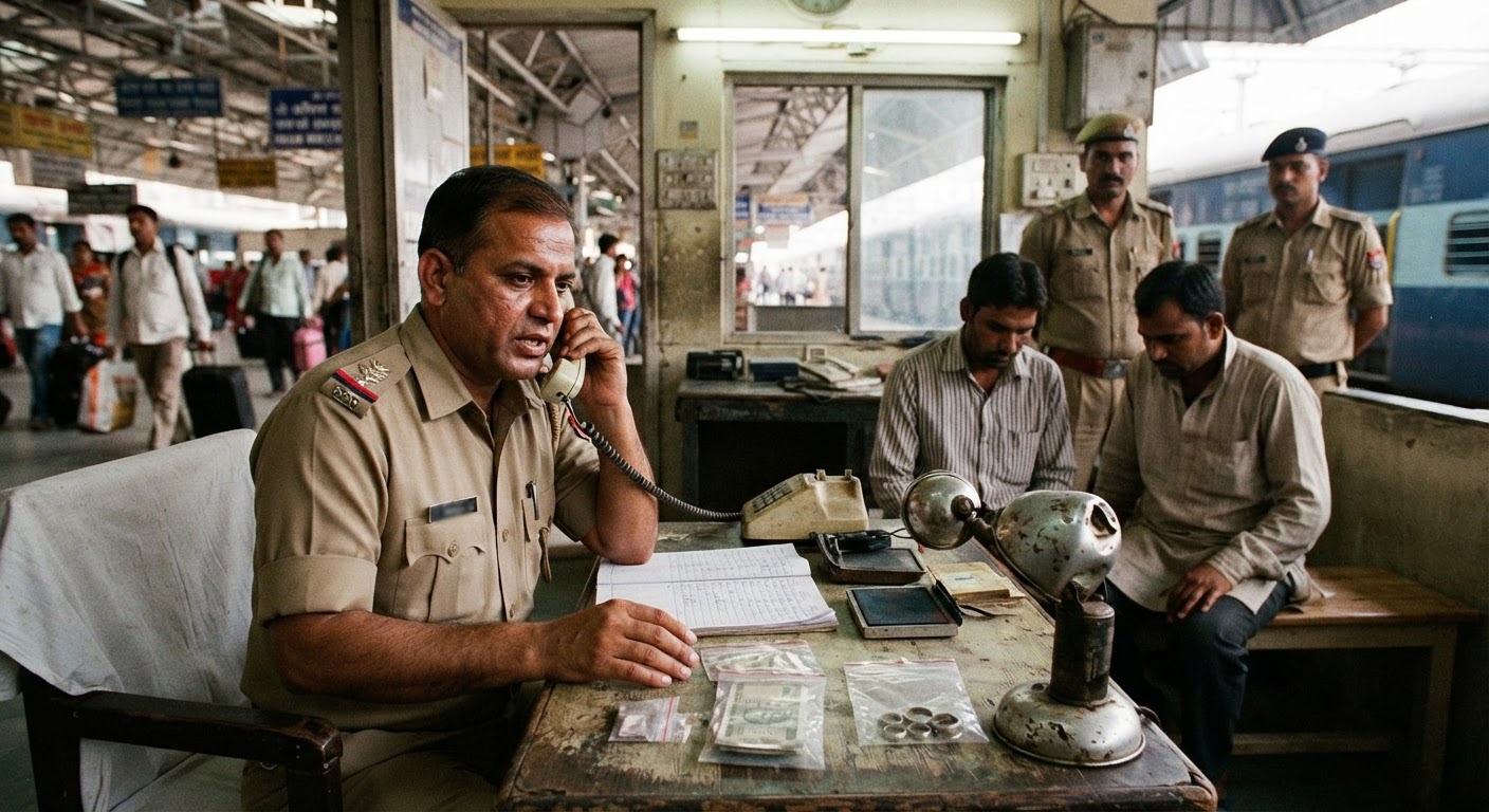 Railway Police Solve Two Lakh Theft at New Delhi Station and Arrest Two Suspects