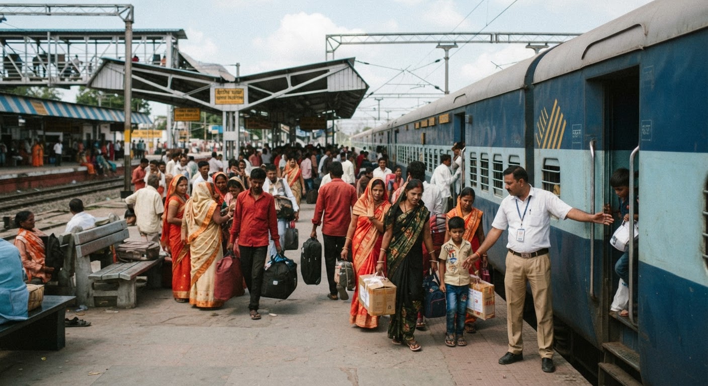 Indian Railways adds festival train stops at Deoria Sadar and Siwan stations