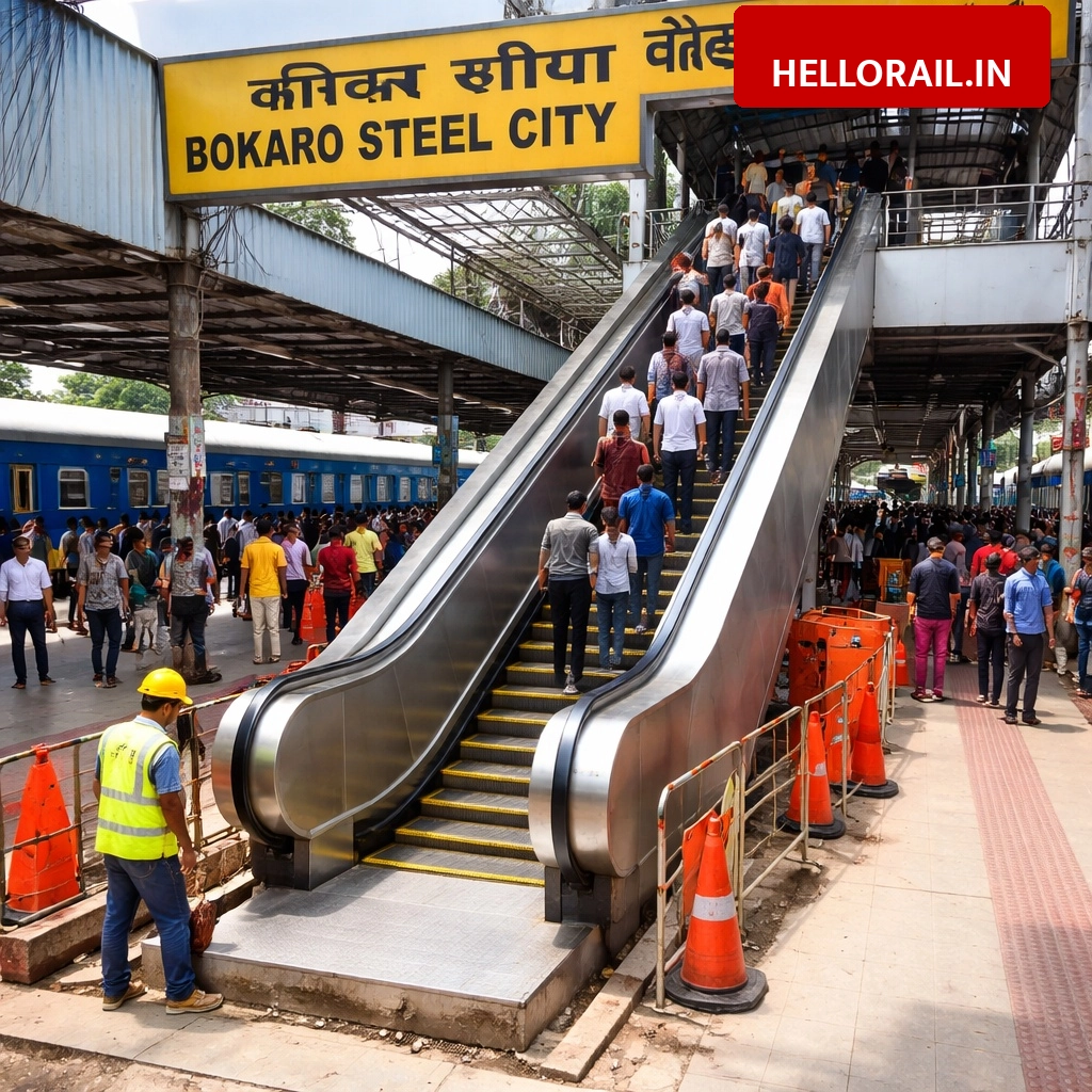 Bokaro Steel City Railway Station to get new escalator under Amrit Bharat Scheme
