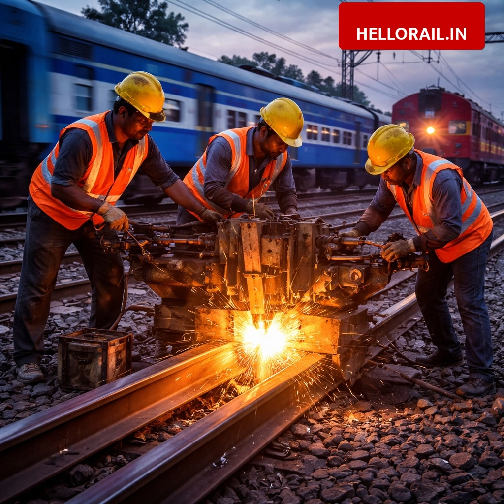 Indian Railways to use Flash Butt Welding technology for smoother and jerk-free train journeys