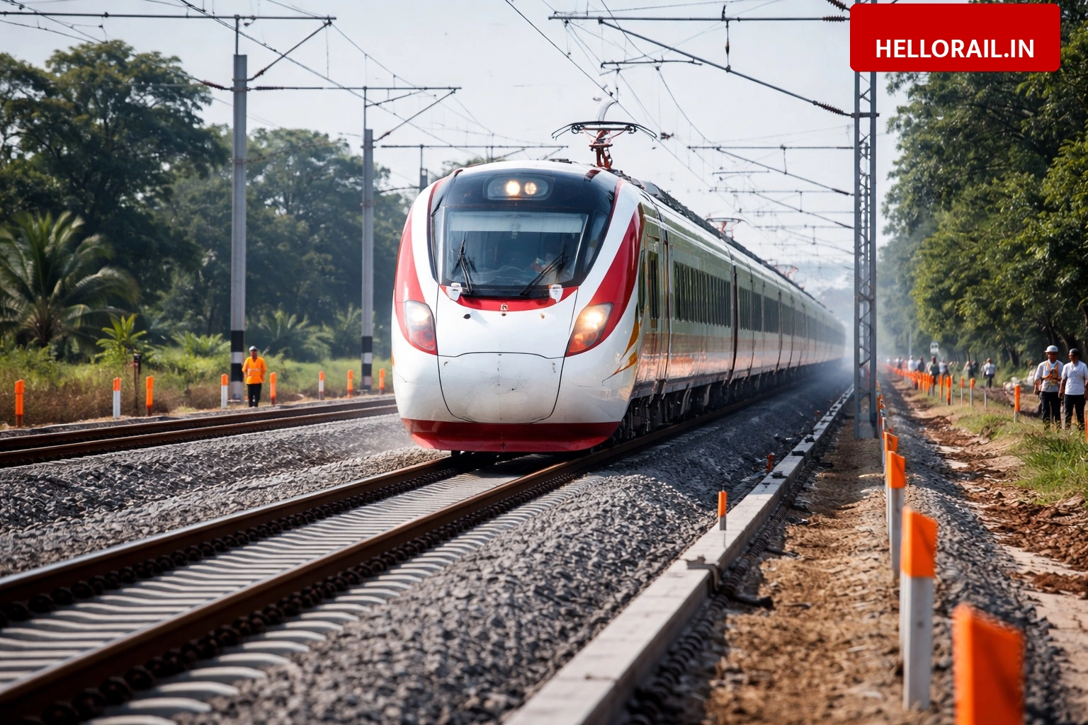 Nagod-Phulwari rail section: Successful 120 kmph speed trial conducted on new track