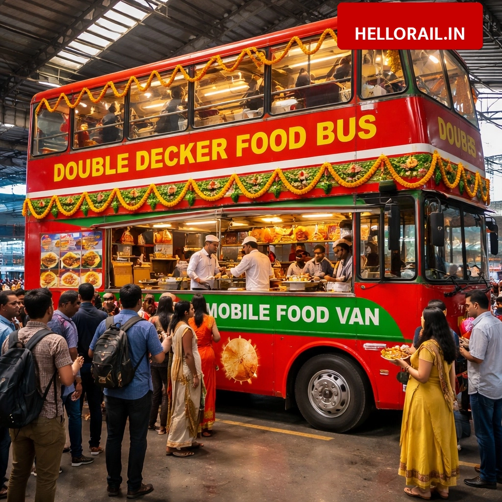 Kolkata Station Update: First Double-Decker Mobile Food Van launched for passengers