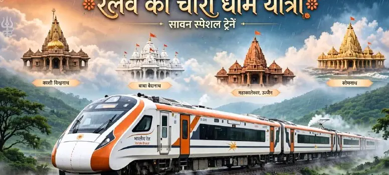 Indian Railways announces special trains and extra stoppages for Sawan and Kanwar Mela 2026
