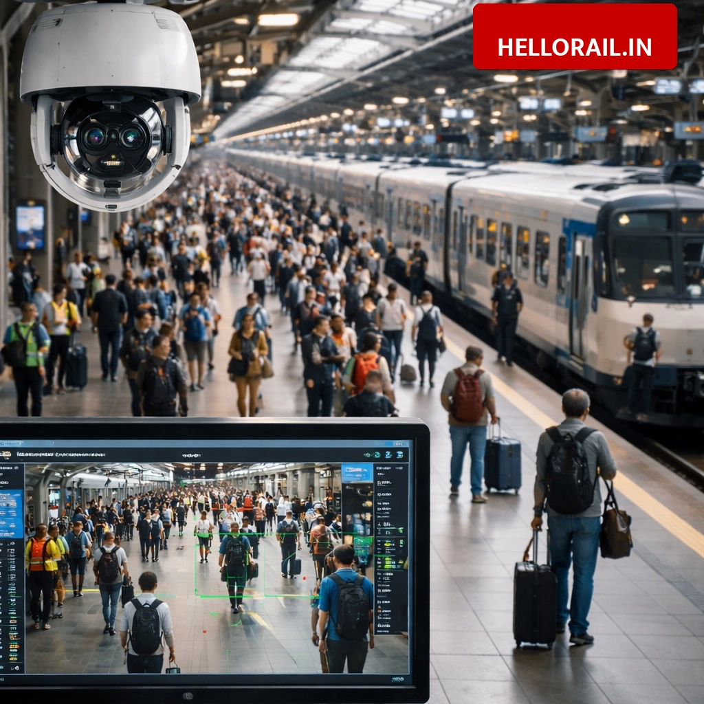 Railway security boost: AI surveillance systems installed across 1,874 stations for passenger safety