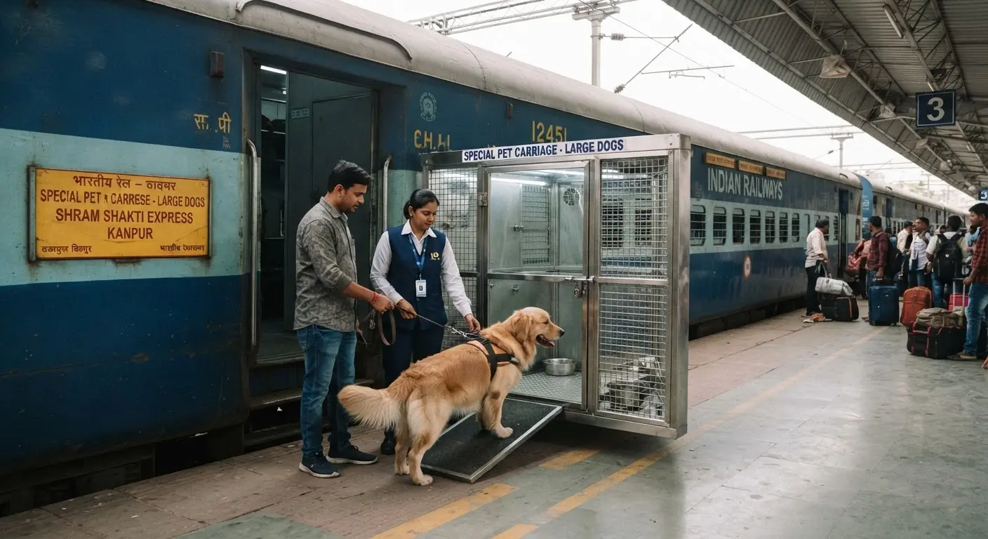 Indian Railways introduces strict new guidelines and special vehicles for pet travel
