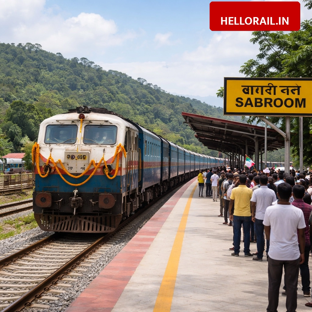Sabroom Railway Station: New broad gauge line connects Tripura’s border region to national network