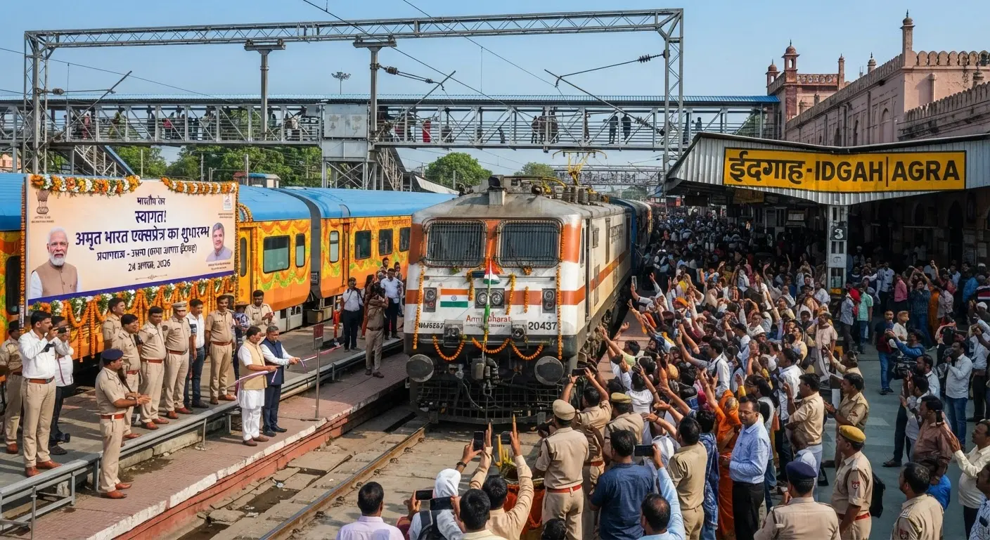 Prayagraj Udhna Amrit Bharat Express to start stoppages at Idgah station from August 24
