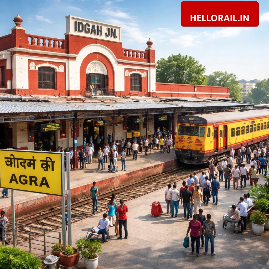 Idgah Railway Station: Train services to increase and passenger facilities to be enhanced in Agra
