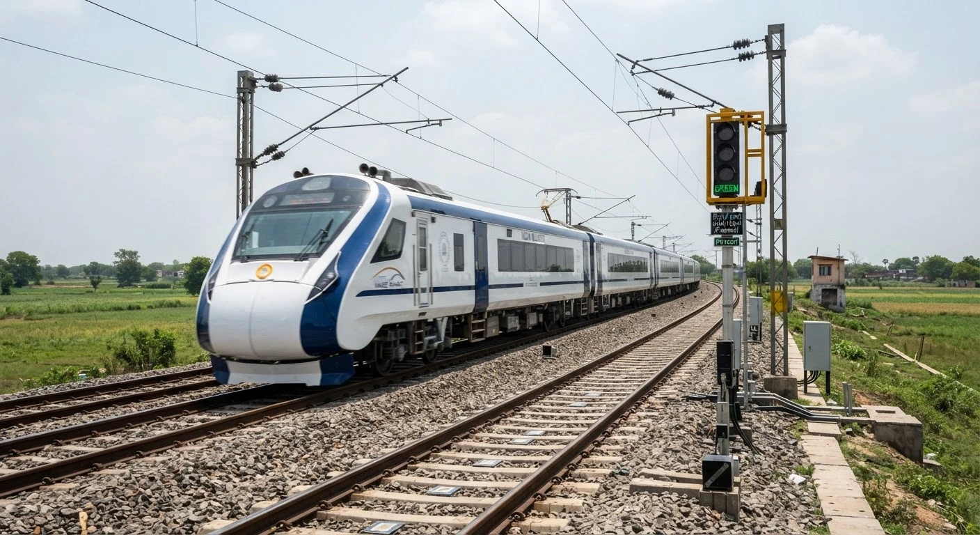 Indian Railways Commissions Kavach System on Kanpur to Prayagraj Route for 160 Kmph Operations