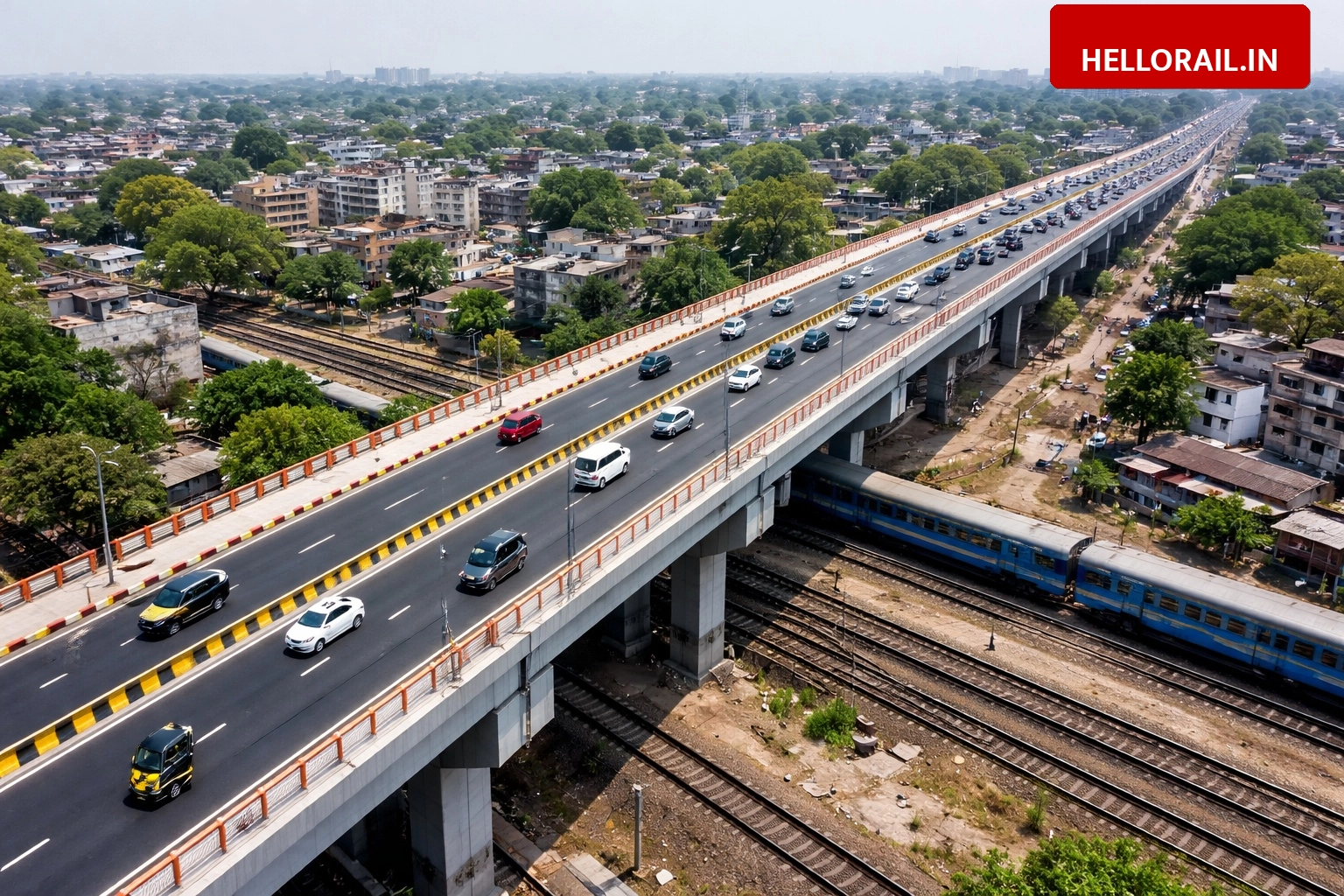 Lucknow Gets New 2-Lane Railway Overbridge: ₹157 Crore Project to Ease South City-Rajnikhand Traffic