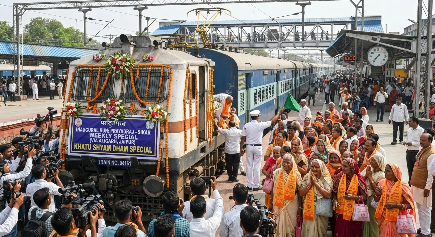 Indian Railways Launches Weekly Special Train Between Prayagraj and Sikar for Khatu Shyam Devotees