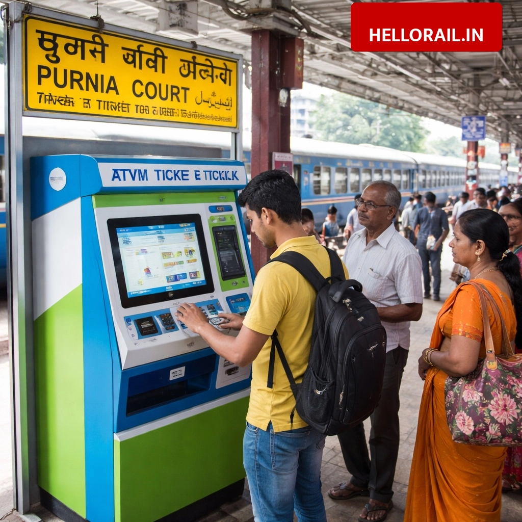 Purnia Court Railway Station: Automatic Ticket Vending Machine (ATVM) to be installed for passengers