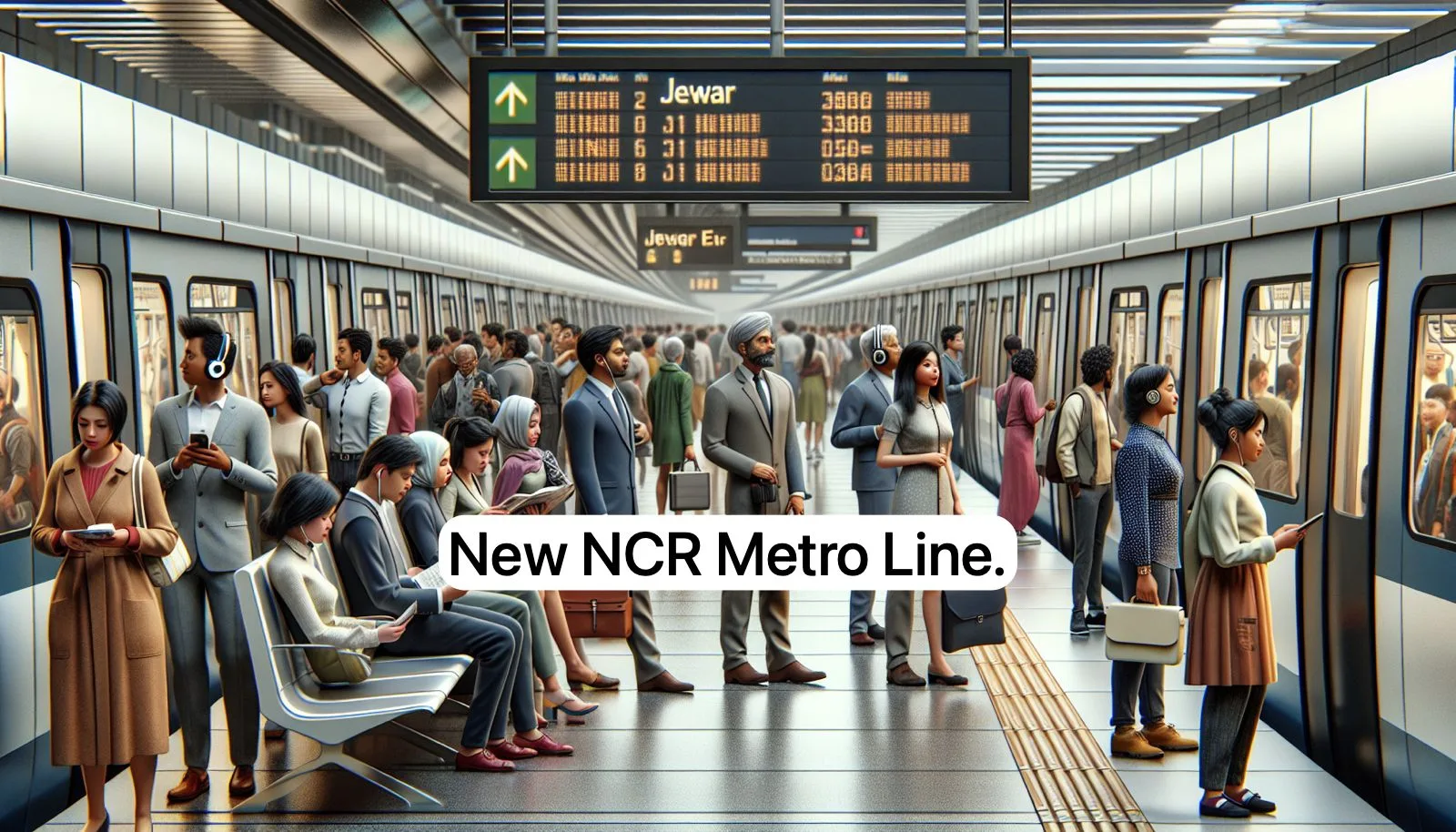Faridabad’s New Master Plan: Rapid Metro Connectivity to Jewar Airport, Gurugram, and Delhi Planned.
