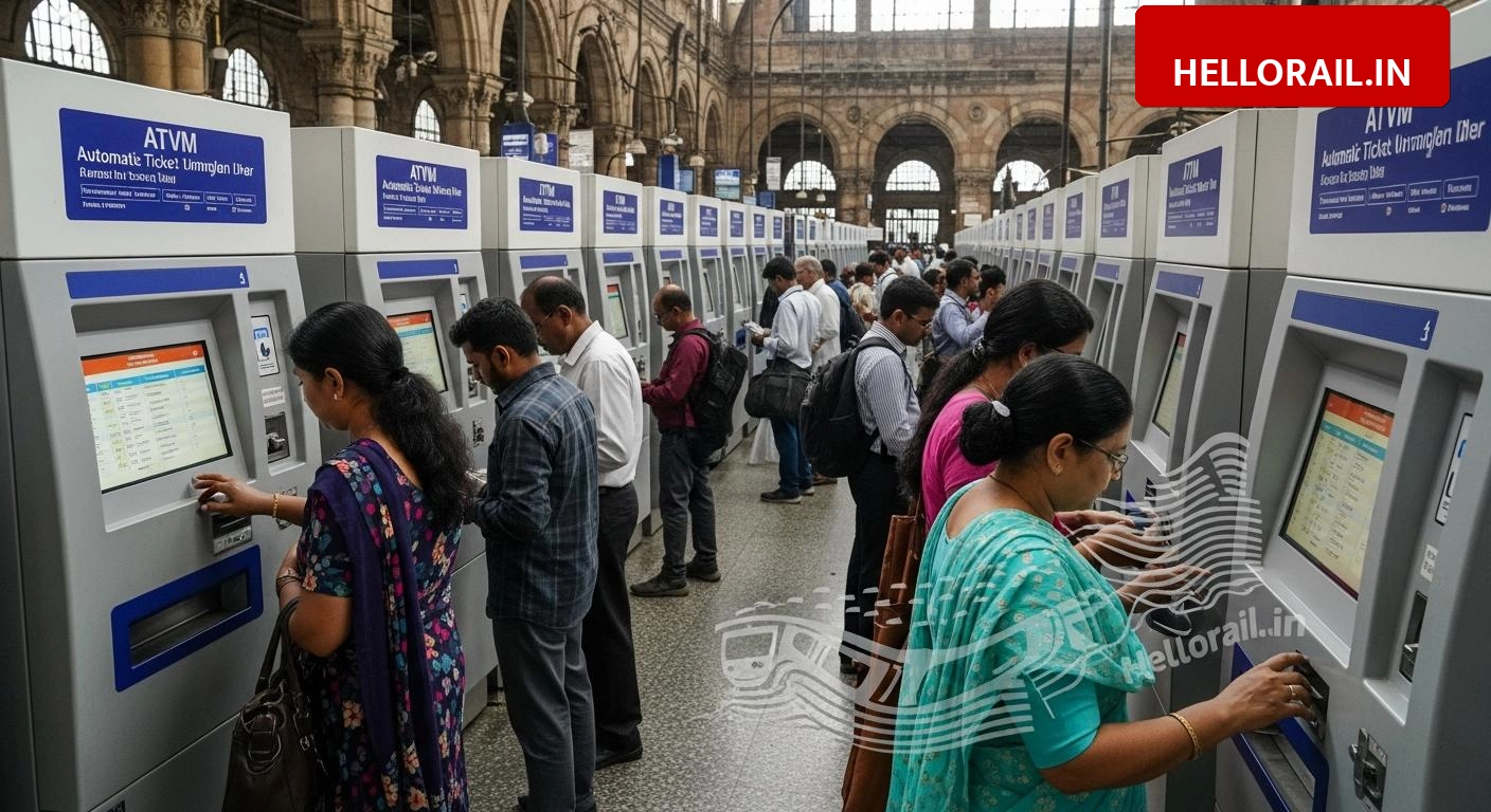 Western Railway Launches 325 New ATVMs at Churchgate, Rail One App Mandatory for Passes