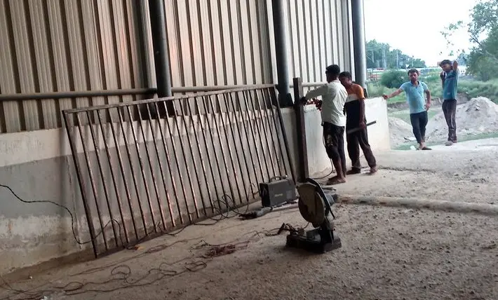 Safety gates reportedly installed at Audihar Junction underpass to prevent waterlogging