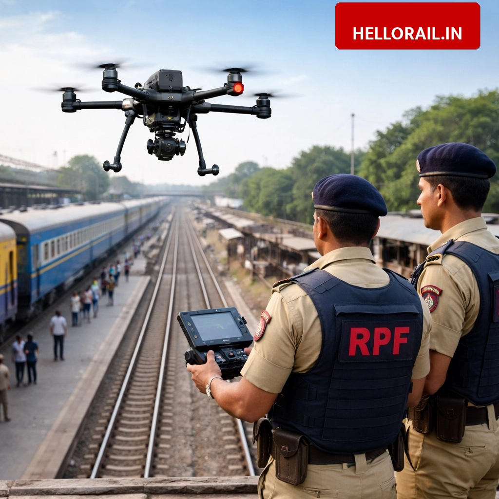 Railway safety boost: RPF to deploy high-tech drones for surveillance at Hapur station