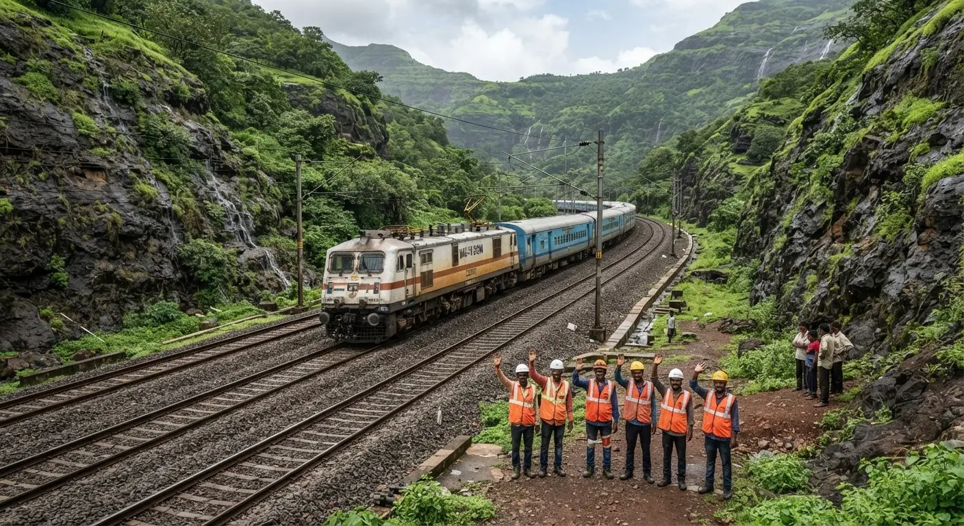 Central Railway restores all three lines on Mumbai Pune rail corridor after monsoon damage