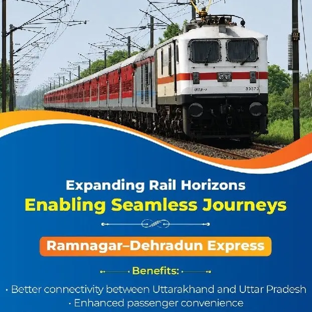 New Ramnagar to Dehradun Express train begins operations to connect Uttarakhand regions