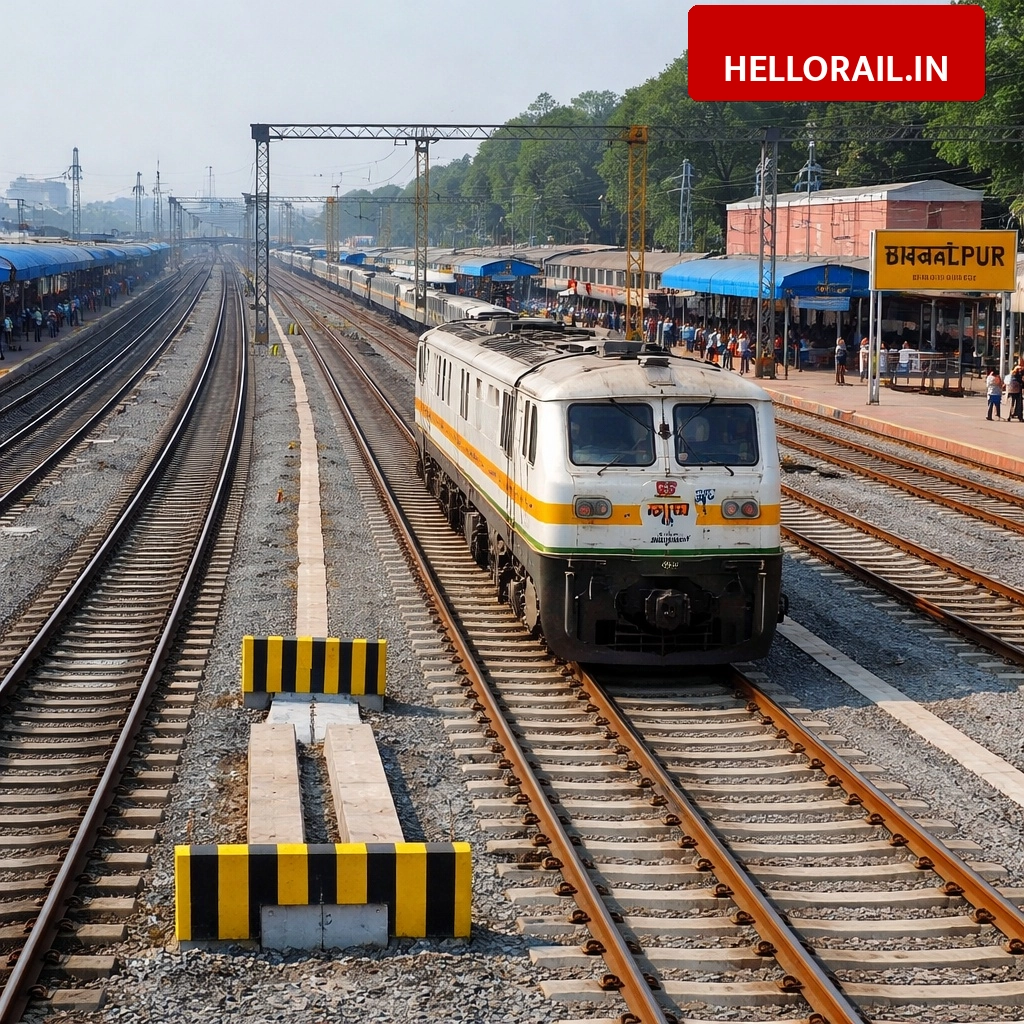 Bhagalpur Railway Junction: New stabling line developed, light engine trial completed