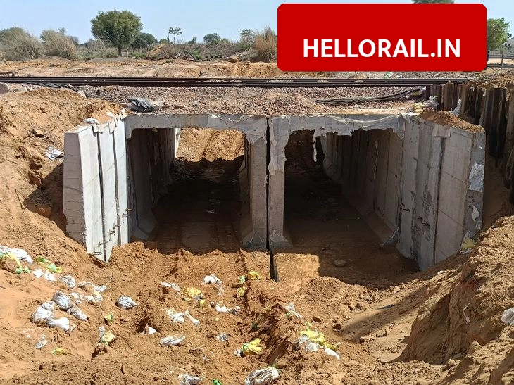 Railway Underpass Construction: Residents complain about slow progress in Colva