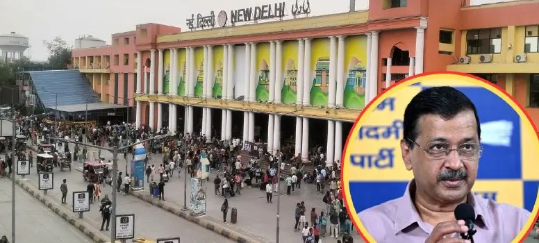Railway Ministry Alleges Former Delhi CM Kejriwal Delayed New Delhi Station Redevelopment