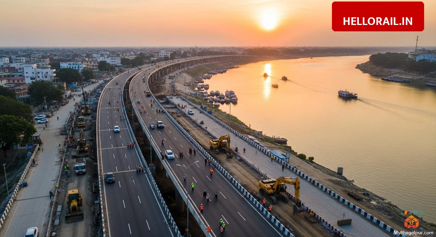 Bhagalpur Ganga Path Construction to Begin Soon, MLA Rohit Pandey Gets Assurance on City Flyover