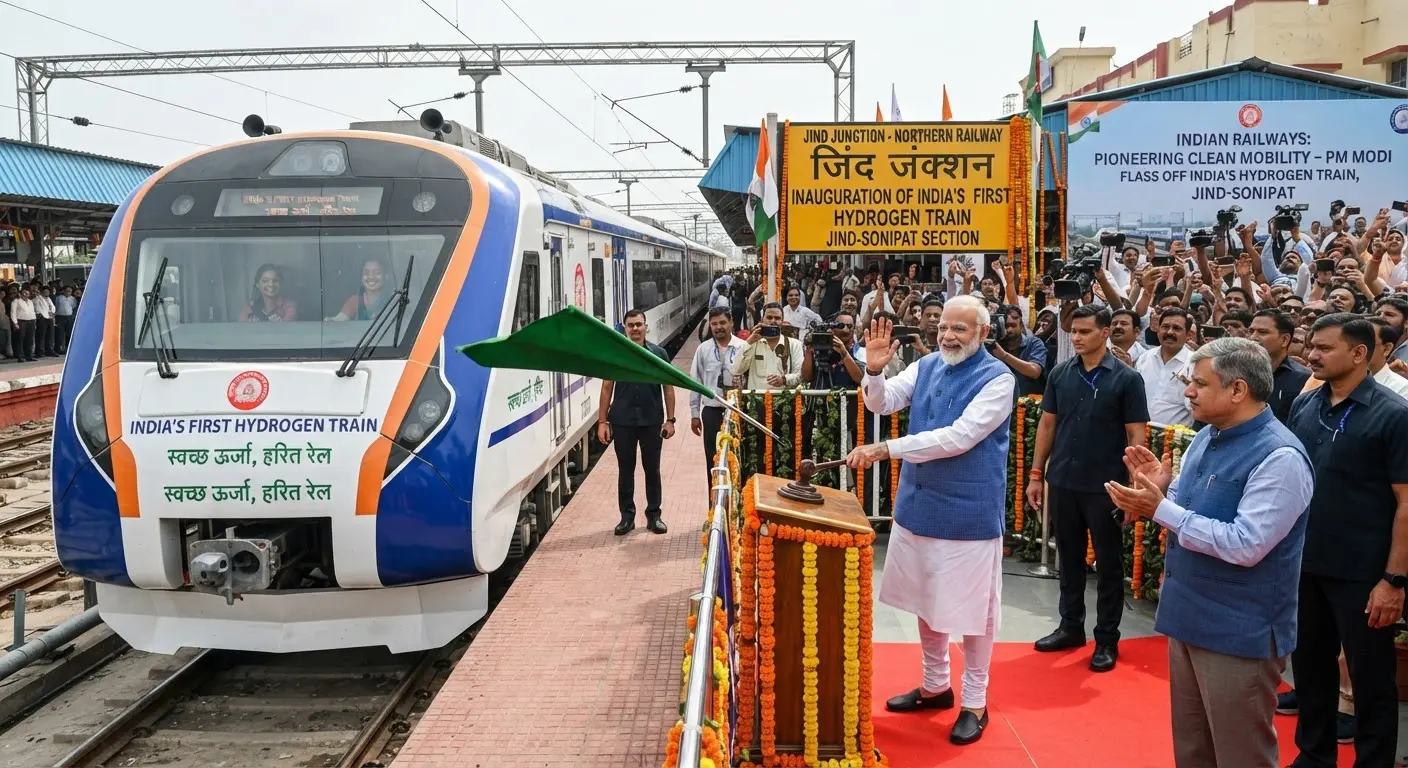 Prime Minister Modi to Flag Off Indias First Hydrogen Powered Train on July 17 2026