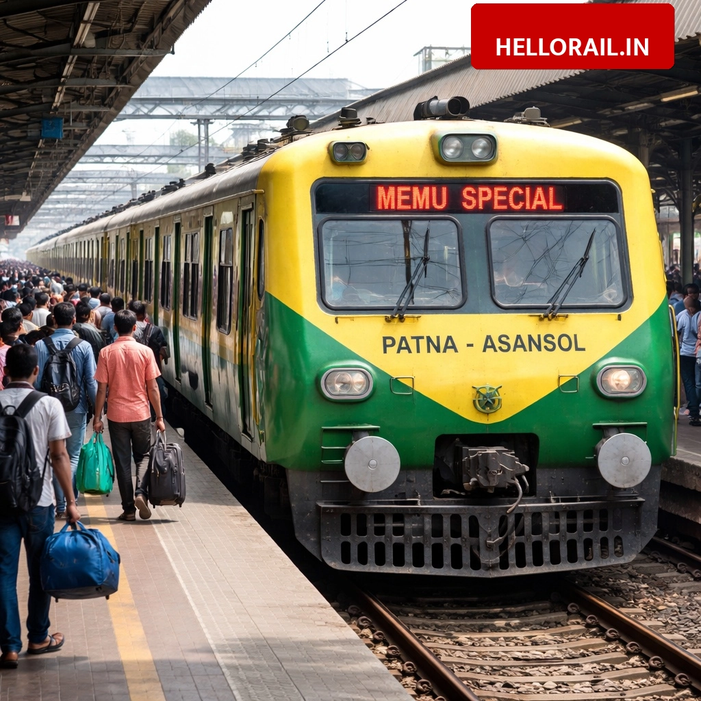 Patna-Asansol MEMU Special: New daily train started for summer rush, check timings and stops