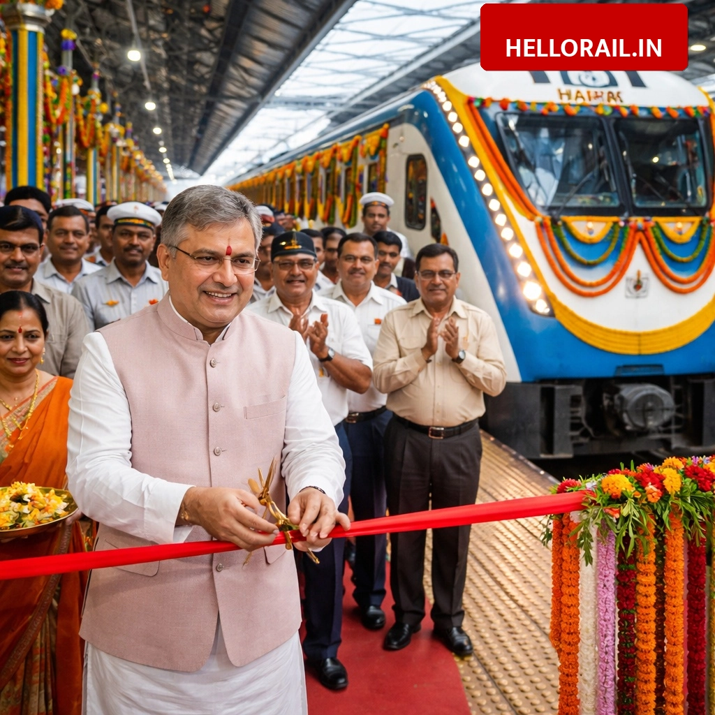 Mega Coaching Terminal: Ashwini Vaishnaw inaugurates new facility at Khatipura, launches Amrit Bharat Express