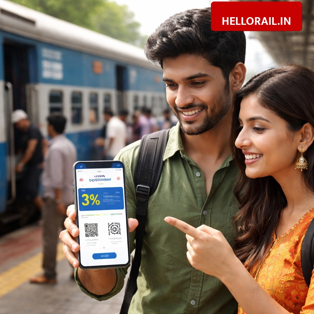 Indian Railways: Get 3% discount on unreserved train tickets via RailOne app