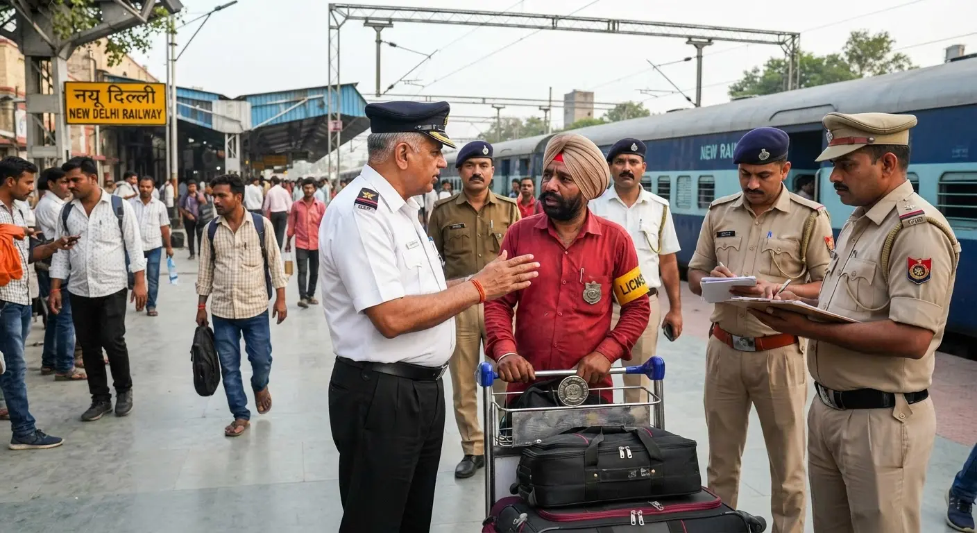 Northern Railway cracks down on porters overcharging passengers at Delhi stations