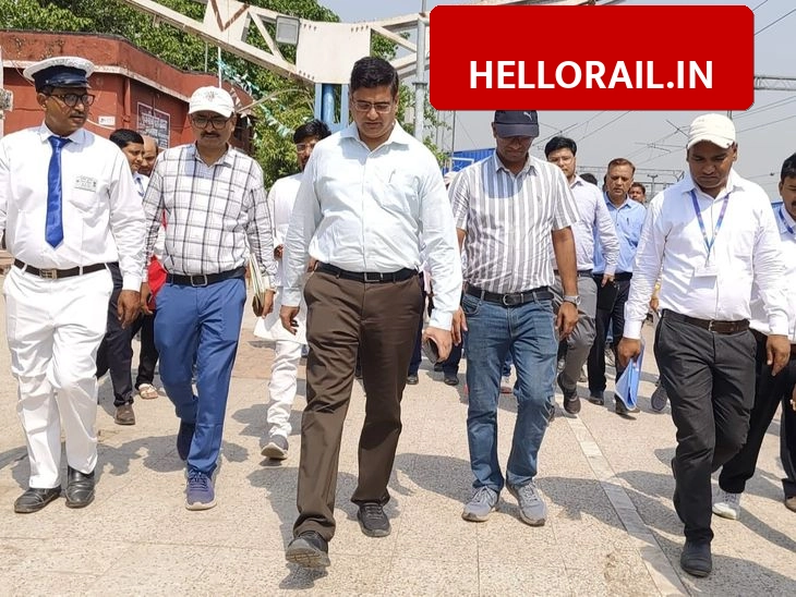 Sonpur Division: DRM Amit Saran reviews Amrit Bharat Station progress and passenger facilities