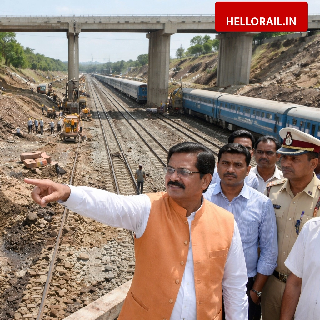 Khandwa Railway Update: MP Gyaneshwar Patil demands Mathela diversion and Lalchowki bridge