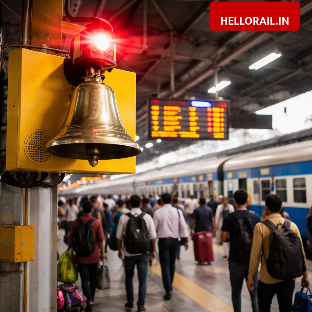 Prayagraj Junction Update: New bell alert system introduced to prevent passengers from missing trains