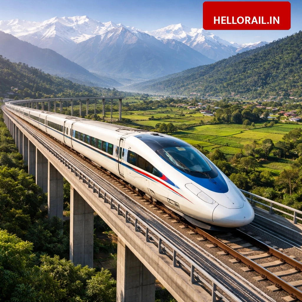 Bullet Train Project: Delhi-Siliguri High-Speed Rail Corridor announced to reduce travel time to 6 hours