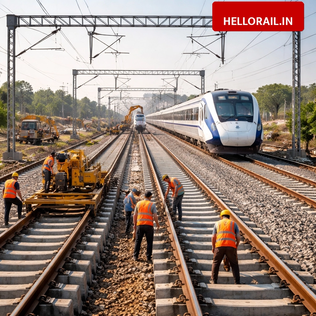 Delhi-Mumbai Rail Route: Infrastructure upgrade for 160 kmph speed underway