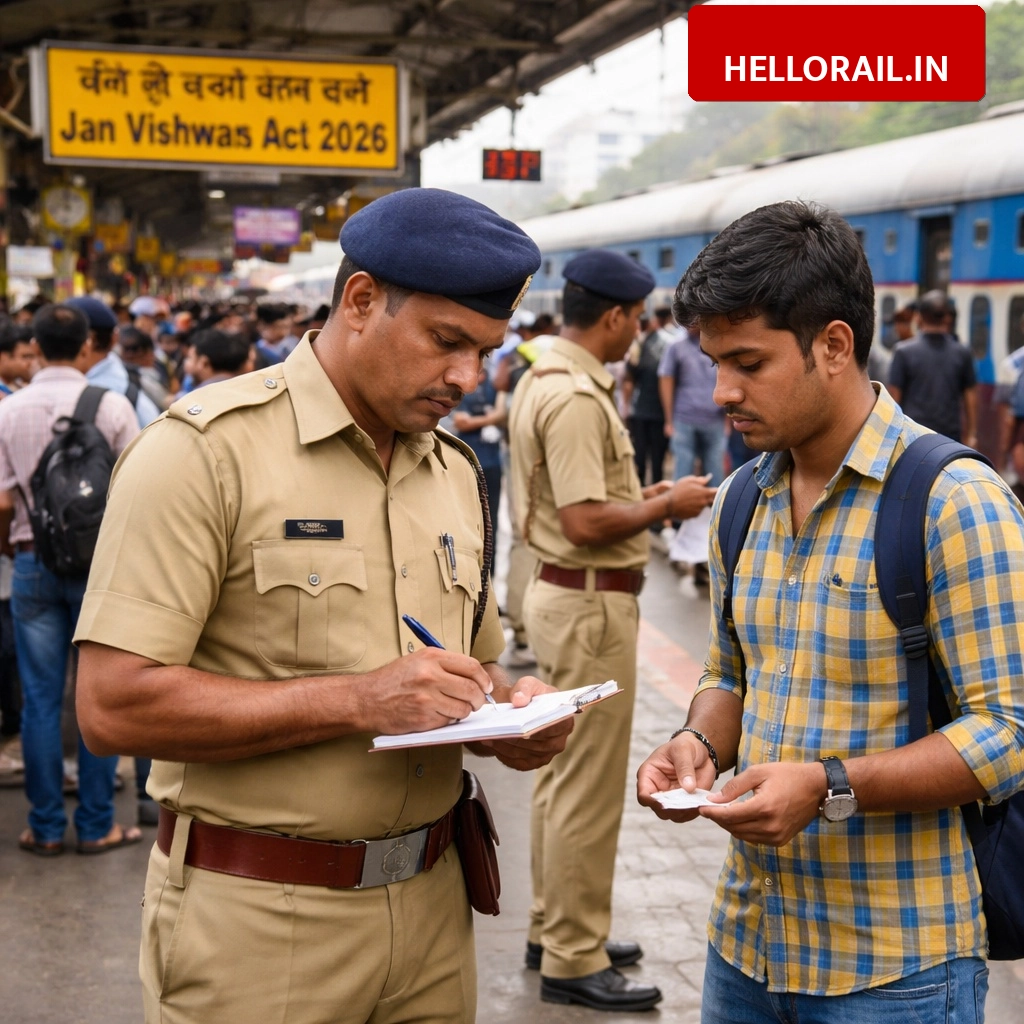 Railway Penalty Update: New fine rules implemented at Shahjahanpur station under Jan Vishwas Act 2026