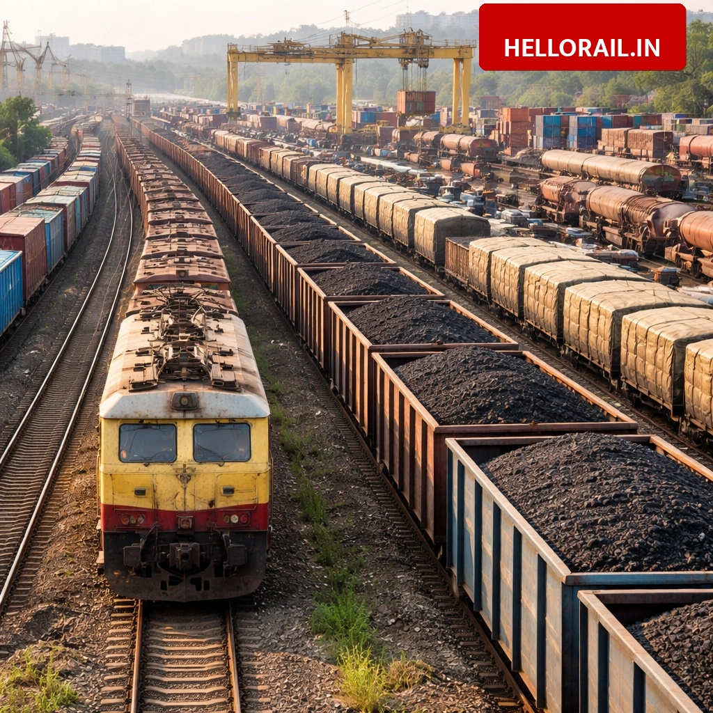 Indian Railways freight loading: 41.91 crore tonnes of goods transported in June quarter