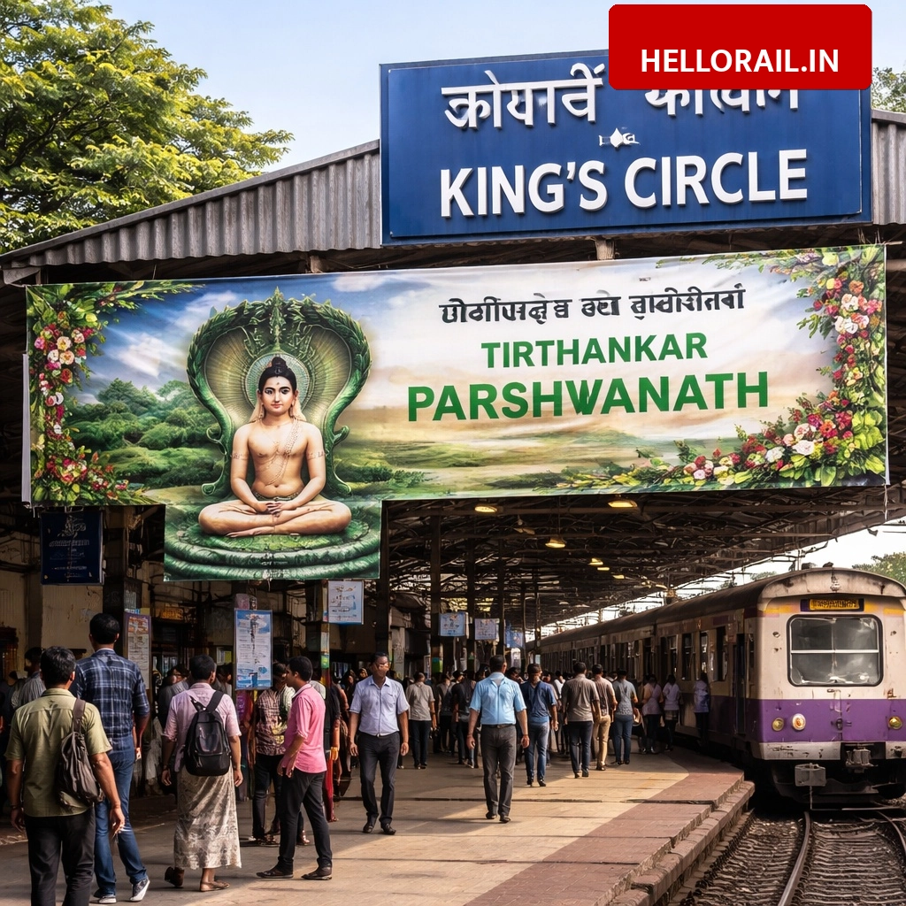 Railway Station Renaming: Proposal to rename King’s Circle station as Tirthankar Parshvanath